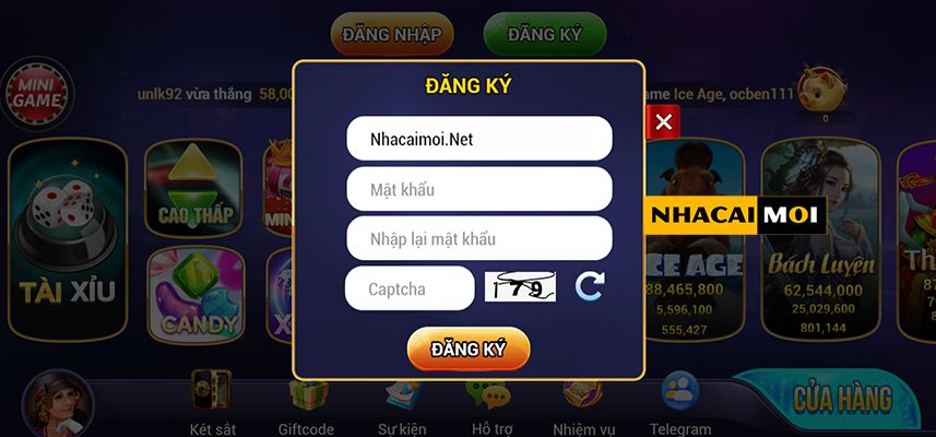 Việc đăng ký tài khoản với M788 Games rất đơn giản - M788